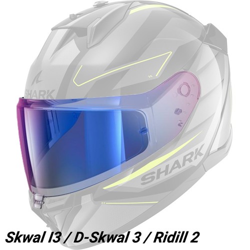  Shark Skwal İ3 /D-Skwal3 / Rıdıll 2 Kask Camı Metal Vz40045