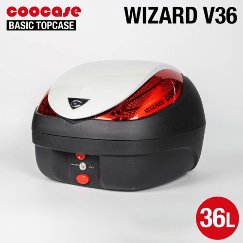  Coocase Arka Çanta wızard v36l kırmızı reflektör